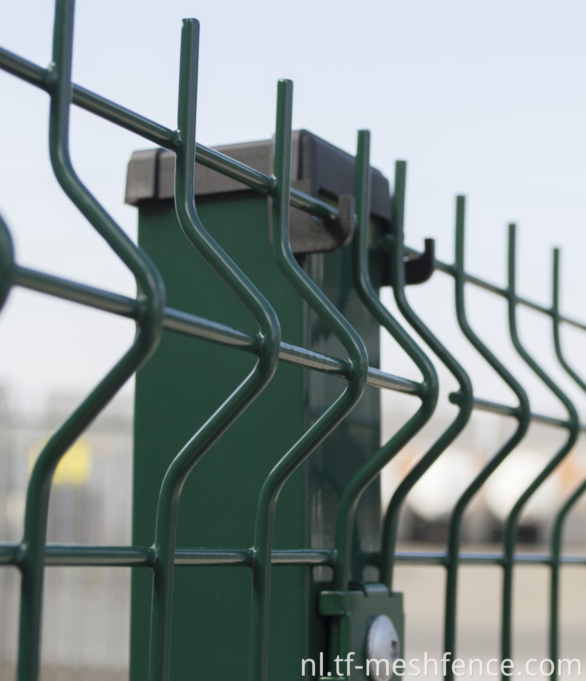 welded mesh fencing with square post